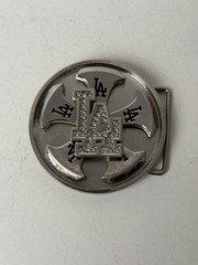 Spinners Belt Buckle LA Los Angeles Dodgers Spinning Me&rsquo;n Co/MLBP 2005