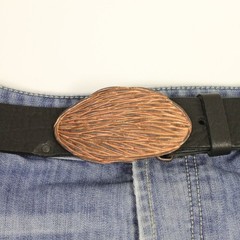 Organic Textured Belt Buckle Belt Buckle Rustic Copper