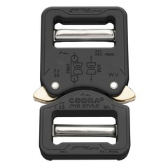 COBRA PRO STYLE Belt Buckle 25mm Quick Release Heavy Duty Aluminium Black