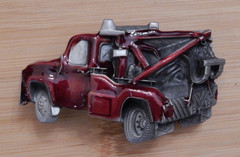 NEW!! Tow Truck Driver 3D Metal Belt Buckle Enamel Inlay