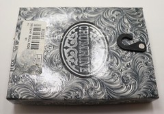 NEW Crumrine Western Rectangle BULL RIDER Belt Buckle 3807241 BOXED