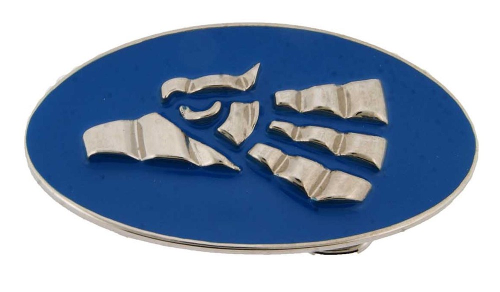 Hecho en Mexico Belt Buckle Blue Silver Metal Super Mexican Eagle Logo New Style