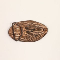 Organic Textured Belt Buckle Belt Buckle Rustic Copper