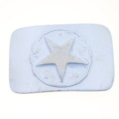 Belt buckle star belt fasteners removable buckle for leather belt 4 cm gs19