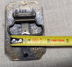 vintage 1970s belt buckle DUCKS duck hunting SOLID BRASS cowboy WESTERN