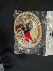 Texas belt buckles for women or men western