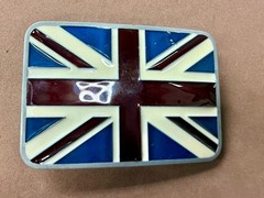 Great Britain Union Flag British Jack United Kingdom Patriotic Belt Buckle