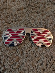 British Flag Sunglasses Belt Buckle, Union Jack Sunglasses Belt Buckle