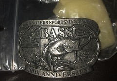 1997 « B.A.S.S. » BASS SPORTSMAN SOCIETY 30th Anniversary BELT BUCKLE