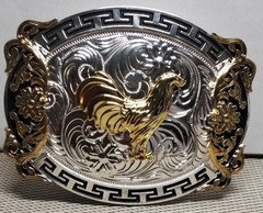 ROOSTER Western Cowboy Belt Buckle Hebilla Vaquera DE GALLO