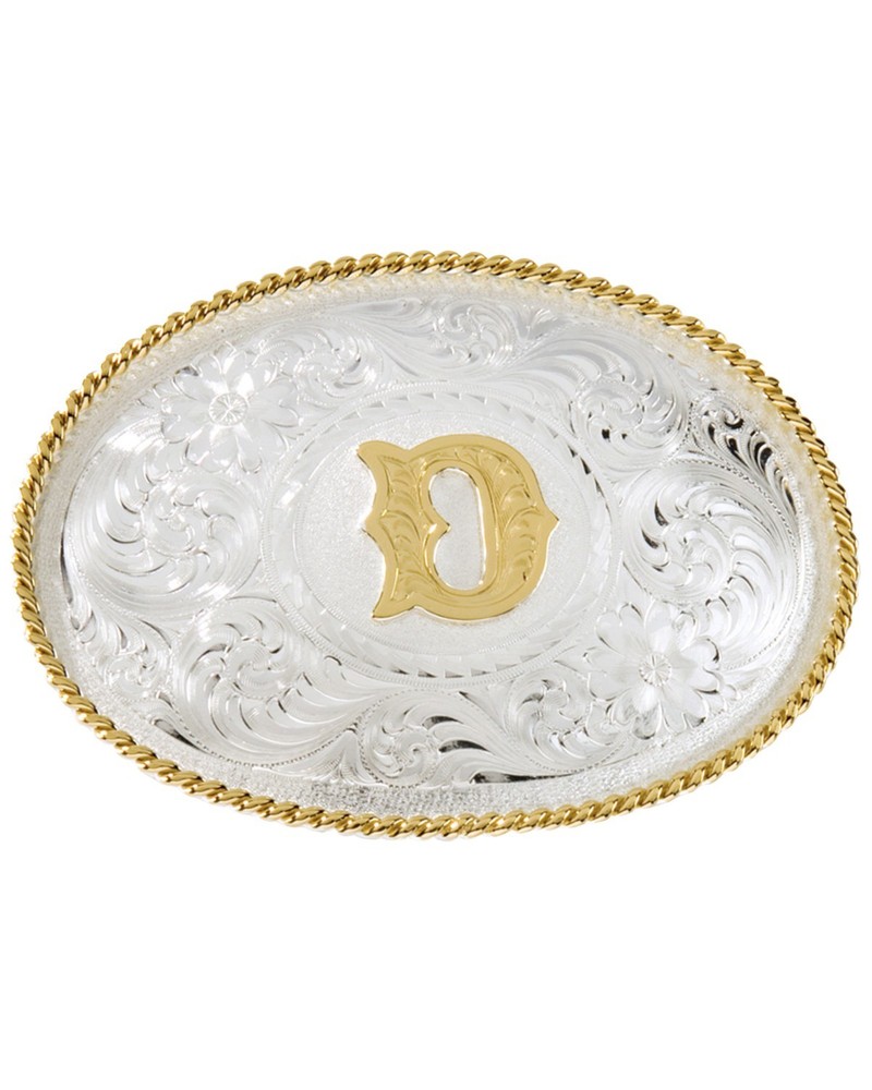 Montana Silversmiths Initial "D" Belt Buckle – 700D