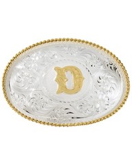 Montana Silversmiths Initial "D" Belt Buckle – 700D