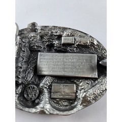 Vintage 80s Pewter Music City USA Nashville Made by Siskiyou Buckle Co. Inc 1984