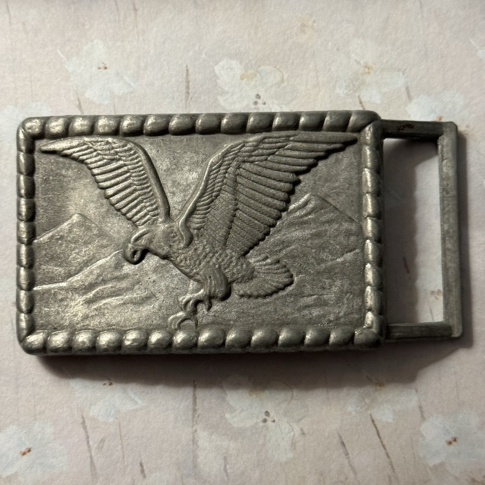 Vintage American Eagle embossed belt buckle