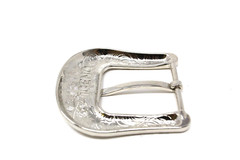 Silver Longhorn Head Belt Buckle,( 1.5 ») Removable Western Buckle For Men Women