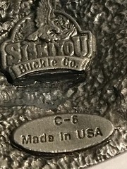 King of the Road Belt Buckle semi truck driver 1992 Siskiyou Buckle Co. USA Made