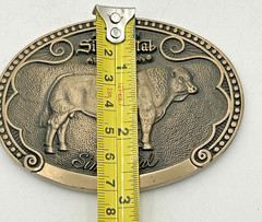 TONY LAMA Simmental Bull Cow Sire Belt Buckle Cattle Breed Series FIRST Edition