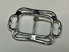 Unique Shape See Through Replacement Metal Belt Buckle