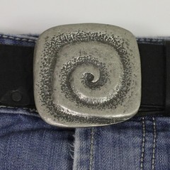 Belt buckle snail silver rustic buckle belt buckle removable clasp
