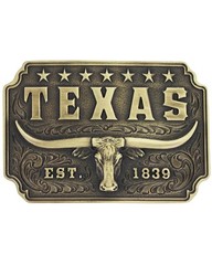Montana Silversmiths Classic Texas Longhorn Belt Buckle – A843