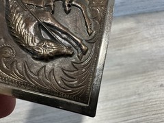 Vintage Belt Buckle Bucking Saddle Bronco Rider
