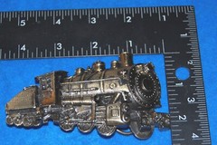 Train Locomotive Engine Belt Buckle (#272), Complete & Functional