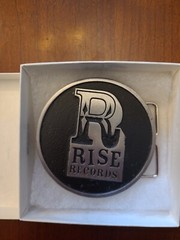 Rise Records Heavy Duty Metal Belt Buckle Brand New heavy metal rock collector