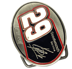 Brand New 2002 Nascar #29 Kevin Harvick Goodwrench Service Pewter Belt Buckle