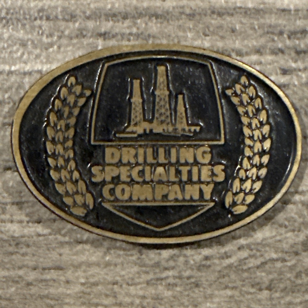 Vintage Dyna Buckle Solid Brass Belt Buckle Drilling Specialties Company Oil&Gas