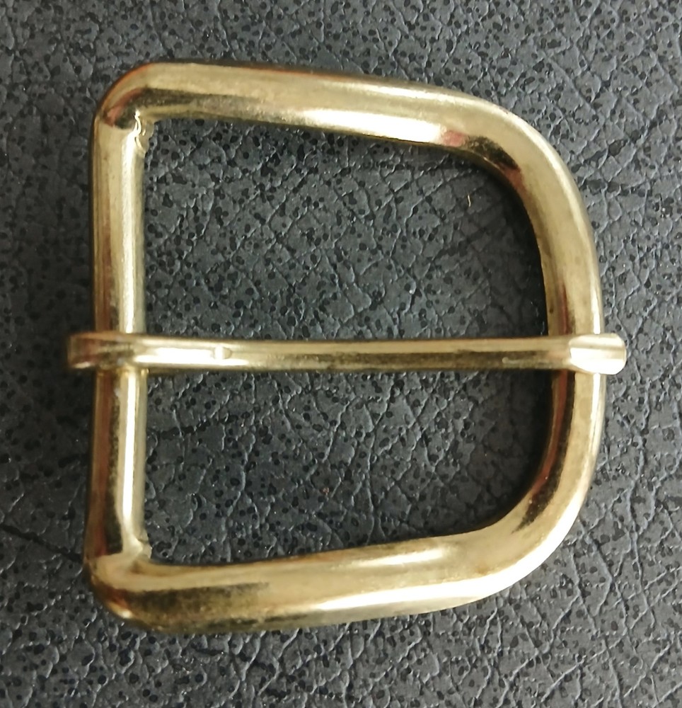Belt buckle brass for belts up to 40 mm wide