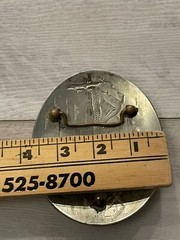 Gorgeous! Vintage German Silver Barrel Race Belt Buckle Cowboy Western Free Ship