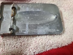 Vintage 1974 The Goodyear Blimp Tire & Rubber Co Pewter Belt Buckle