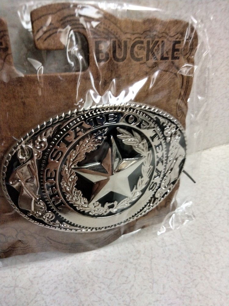 Flashy,The State Of Texas, Lone Star State, metal belt Buckle, New!
