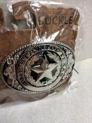 Flashy,The State Of Texas, Lone Star State, metal belt Buckle, New!