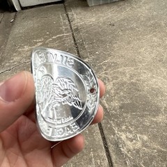 Silver Eagle Black Silver Metal Men&rsquo;s Eagle Belt Buckle Made in Japan