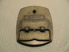 HANDYMAN CLUB OF AMERICA MEMBER TOOL SHOP HAMMER CARPENTER MENS BELT BUCKLE