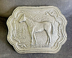 Vintage 1970&rsquo;S Quarter Horse Belt Buckle