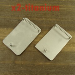 Titanium anti-allergy rectangle plate Belt Buckles for 1.5&Prime; or 1.3&Prime; belt XZ331
