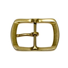 Men&rsquo;s Replacement Single Prong Belt Buckle 38-40mm Brass Stainless Steel