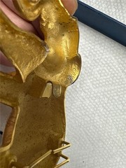Vintage Golden Elephant Belt Buckle