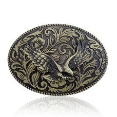 Men Fashion Belt Buckle Multiple Type Metal Relief Teens Rock Waist Belt Buckle