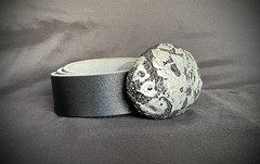 Pumice Stone Belt Buckle Archive Mixed Media Industrial Art OOAK Darren McNeese