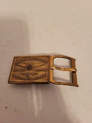 1959- 1960 American Bowling Congress League Award Belt Buckle Most Imprvd Avrg