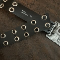 VTG 1999Bergamot GOT BEER Belt Buckle Numbered Bottle Opener Add In Studded Belt