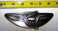 Harley-Davidson Winged Skull 5&Prime; Belt Buckle 97785-08V ©2007