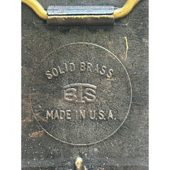Vintage Transportation Mfg Corp MC-9 Crusader II Solid Brass Belt Buckle BTS USA