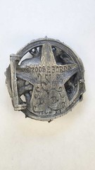 Pewter Cernunnos Belt Buckle – Dryad Design Celtic Horned God Wiccan Pagan 3&Prime;