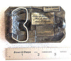 Wagons West American Commemorative Buckle – Siskiyou 1981 Limited Edition Brass