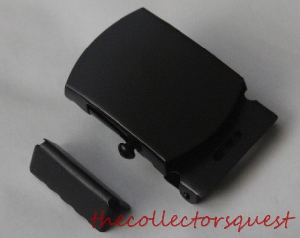 NEW CLASSIC ROLLER BLACK BELT BUCKLE with TIP ONLY for 1.25&Prime; inch Canvas Belts