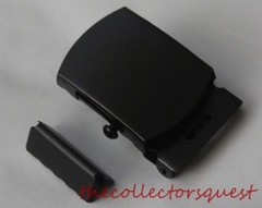 NEW CLASSIC ROLLER BLACK BELT BUCKLE with TIP ONLY for 1.25&Prime; inch Canvas Belts